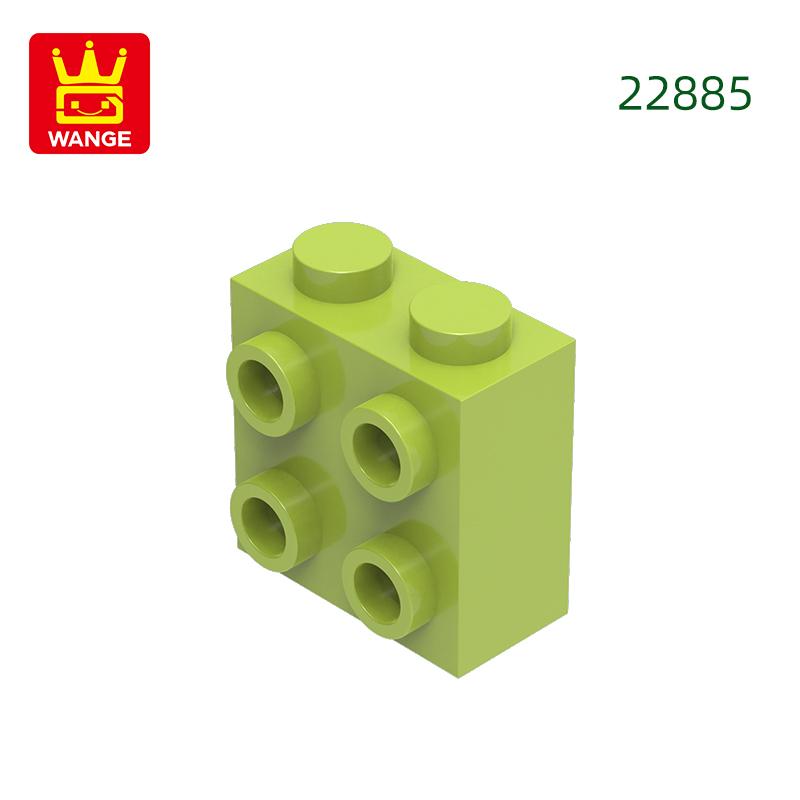 Нетоксичный 77 шт./лот 1x2x1 2/3 С шипами с 1 стороны Блок Moc Цветные Аксессуары Совместимые с 22885 Кирпич DIY Детская Игрушка Сборка