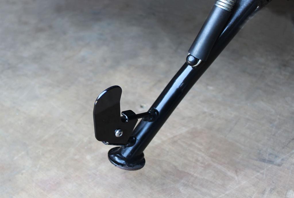 Kijima Запчасти для мотоциклов Удлинитель боковой подножки для Svartpilen Black 125/250/401, Сталь, Покрытие, HQ-03100