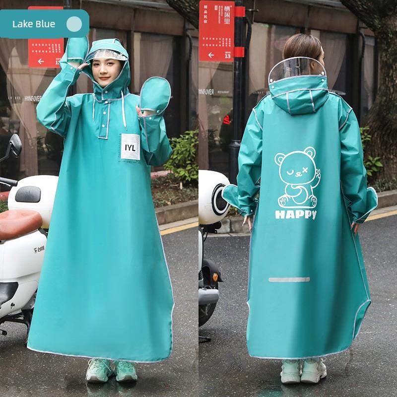 Raincoat for Women Riding Electric Bikes, Long Full-Body Storm-Proof Single-Person Detachable Battery Bicycle 2026 New Model Rain Poncho
