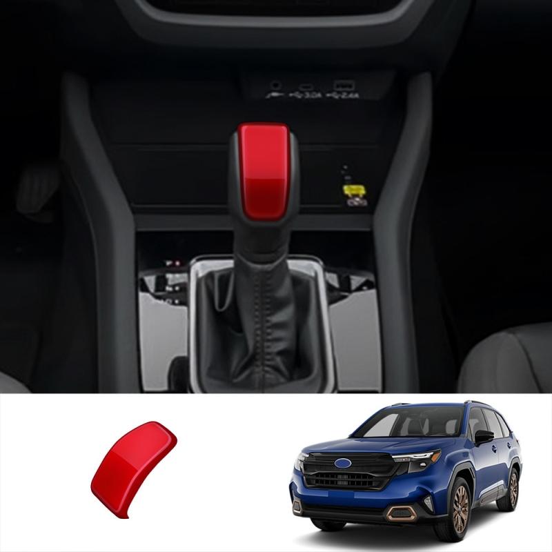 For Subaru Forester 2025 2026 ABS Hybrid Fuel Car Gear Head Shift Knob Cover Handball panle Trim Sticker Interior Accessories