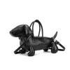Hot Personalized Creative Card-through Molded Bag Fashionable Dog Bag Casual Lazy Dog Handheld Tote Bag