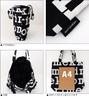 Сумка-тоут Marimekko Logo Notko, Черный x Кремовый (99)