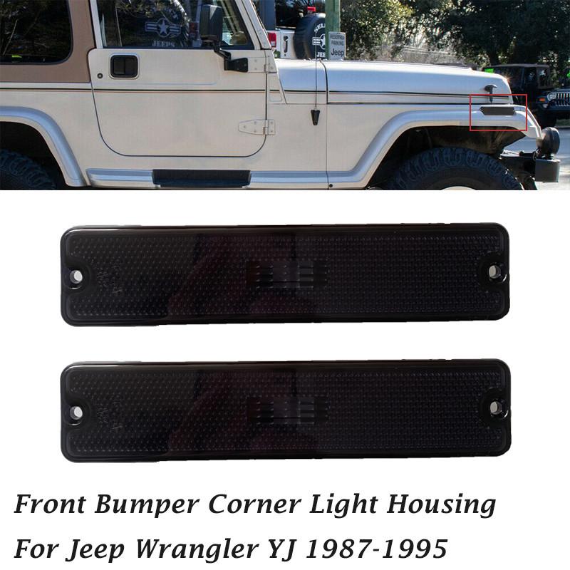 Для Jeep Wrangler YJ 1987-1995 Внешние аксессуары Автомобиль Передний Боковой Повторитель Поворота Корпус Лампы 56001424