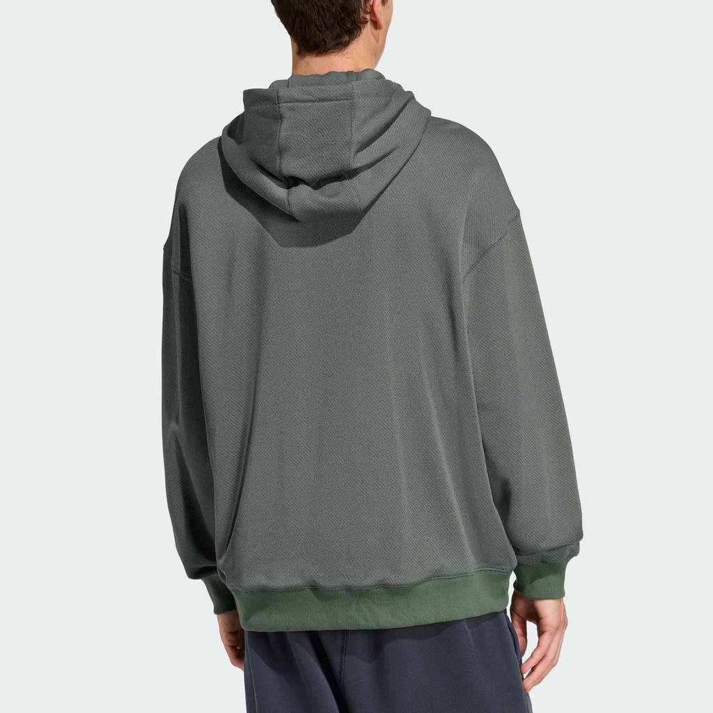 Adidas Серия Equipment FW25 Светоотражающий логотип Спортивная толстовка с капюшоном на молнии с длинным рукавом Мужская куртка JV7650