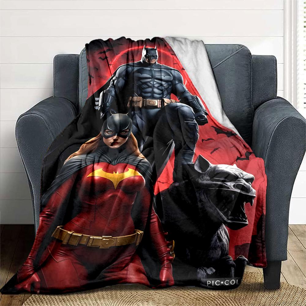 Dc Batman Blanket Soft Warm Cozy Great for Seaside Bedding Office All-Season Use Warmthful Decor Birthday Christmas Gift Blanket