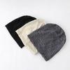Autumn Winter Windproof Knitted Hat Keep Warm Lace Stripe Beanies for Women Double Layer Thick Heap Heap Cap Fashion Pullover Hat Beanie Cap