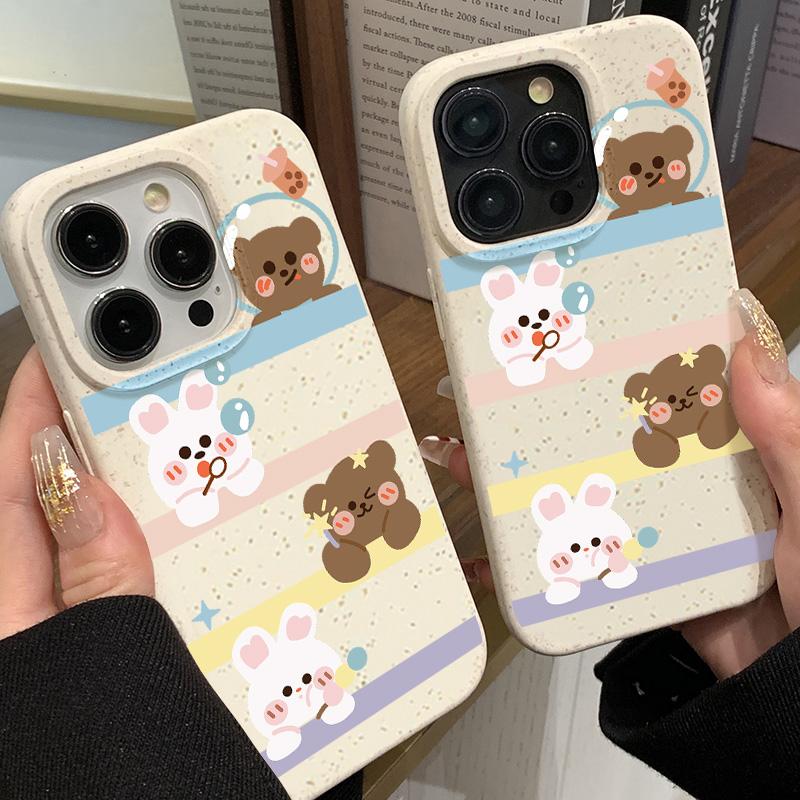 Mobile Phone Cases for iPhone 11 13 XR 15 Pro Max 12 14 Pro Max Case iPhone 16 7 Plus 8 Plus XS Max Degradable and Environmentally Friendly