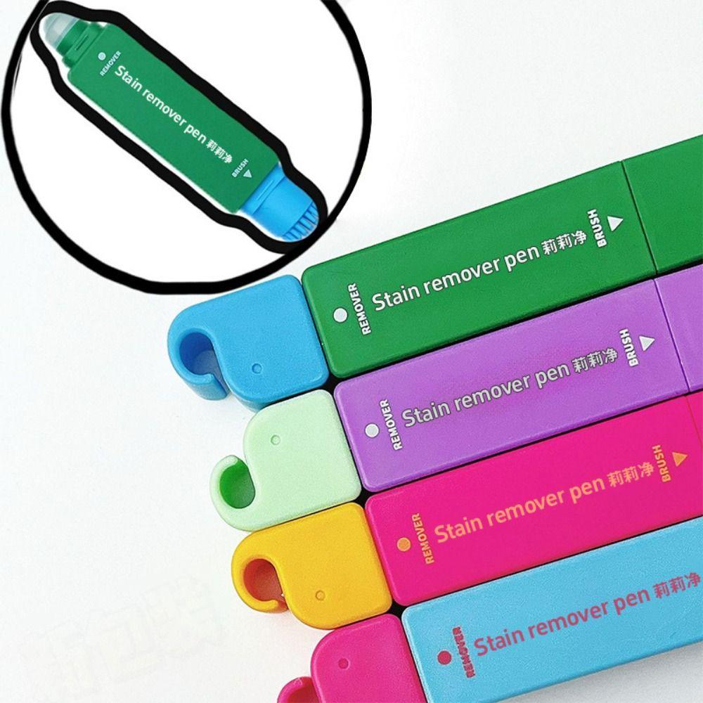 Instant Stain Remover Pen With Brush Head Emergency Stain Remover Clothes Care