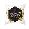 Platinum Christmas Pillow Cover New Peach Skin Printed Holiday Pillow Home Cushion