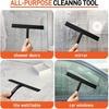 Streak Free Glass Wiper Matte Black Window Scraper Water Scraper Shower Squeegee  Mirrors Cleaning