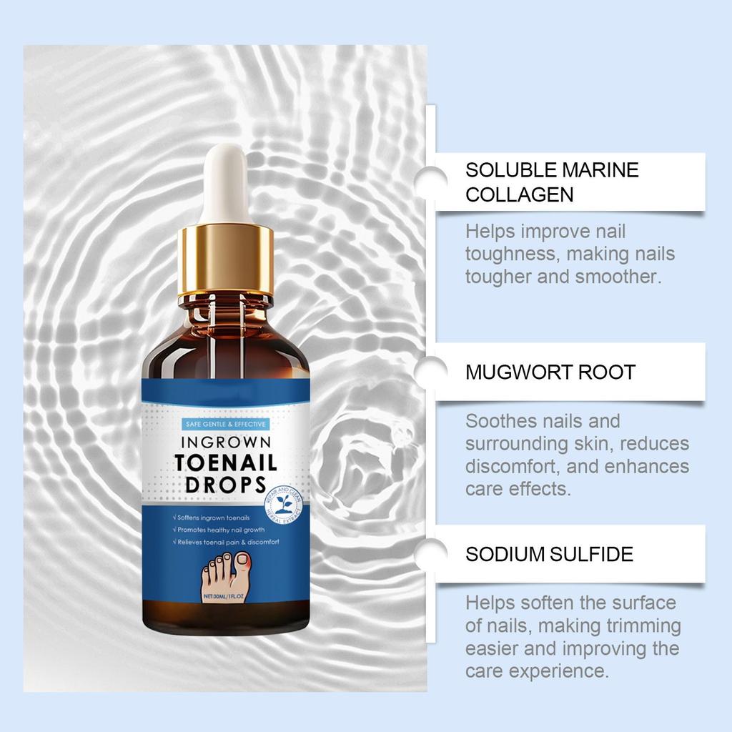 Сыворотка для ухода за ногтями Мягко очищает и осветляет ногти, увлажняет ногти и ногти 30 мл