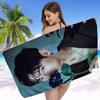 Korea Cha Eun Woo Towel Microfiber Beach Towel Absorbent Quick dry Soft Yoga Swimming Resort Mountain Climbing Towel