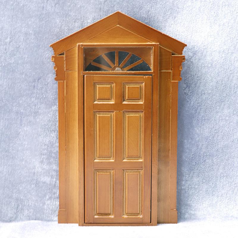 1:12 кукольный домик, миниатюрный европейский ретро-вилла, дверь, имитация двери, мебель, модель декора, игрушка, аксессуары для кукольного дома