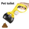 Pet Pooper Scooper for Dog Cats Long Handle Poop Scoop Outdoor Clean Pick Up Waste Picker Cleaning Tools Dog Excrement Collector