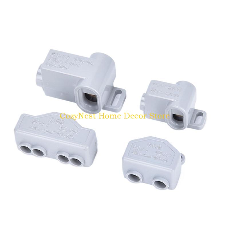 92MF Wire Connector High Power Splitters Brass Quick Terminals Block Wiring Connector Quick Wiring Connection Terminals