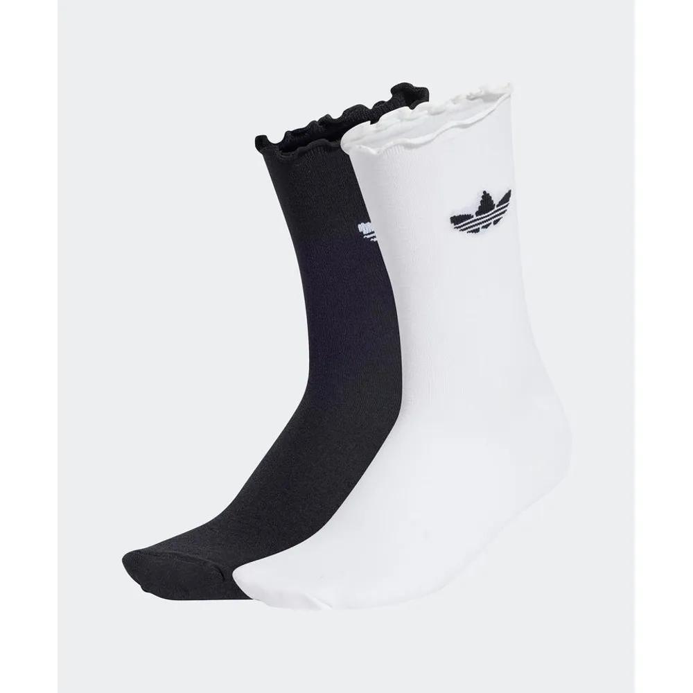 adidas Носки с рюшами 2 пары - Белые:Черный JD5623JD5623 148095