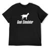 Футболка GOAT MADNESS футбольная футболка быстросохнущая черная эстетичная одежда роскошная одежда мужчины