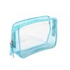 1pc PVC Makeup Bag Transparent Waterproof Large Capacity Cosmetics Travel Storage Bag In Plastic Zipper Toilet Bag