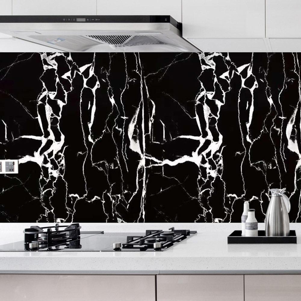 Маслостойкие наклейки на кухонную столешницу Водонепроницаемая пленка для ремонта плиты Новые обои для плитки