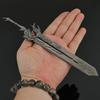 22cm Anime Model Sword of Murky Yin All Metal Crafts Knife Ornament Decoration Sword Knives Collectibles Gifts