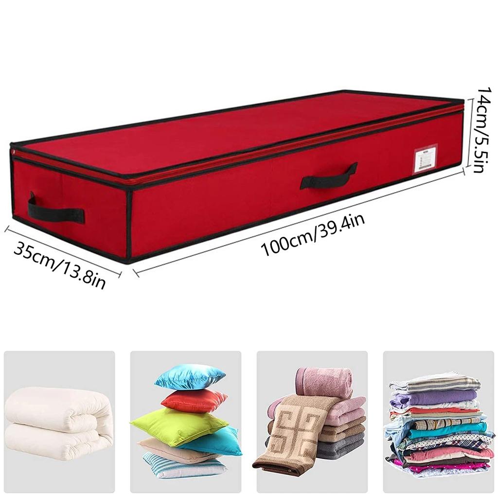 Сумка для хранения подарочной упаковочной бумаги, водонепроницаемая рождественская подарочная упаковка, органайзер, большая вместительная коробка-контейнер для упаковочных материалов