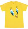 Футболка Looney Tunes Лицо Твити 100% Хлопок Мужская Футболка Топ