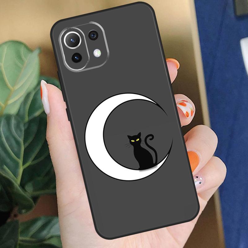 Чехол 'Кошка и Луна Ведьмы' для Xiaomi 17 Pro Max 14 15 Ultra 13T 14T 15T Pro POCO F8 F7 F5 F6 X5 X6 X7 Pro Чехол