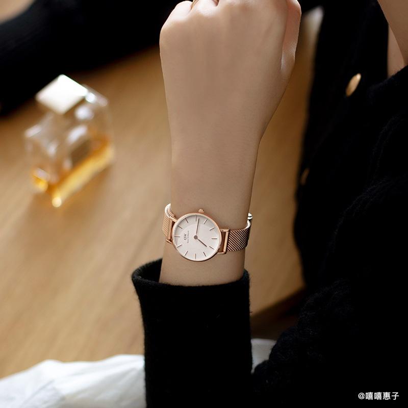 Daniel Wellington European and American watches College Entrance Examination Graduation Season 28mm Fluid Gold Watch Quartz Movement DW00100219