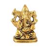 Metal Ganesh Idol for Diwali Decoration Item - Ganesha for Car Dashboard Small Ganpati Statue Figurine Murti for Home