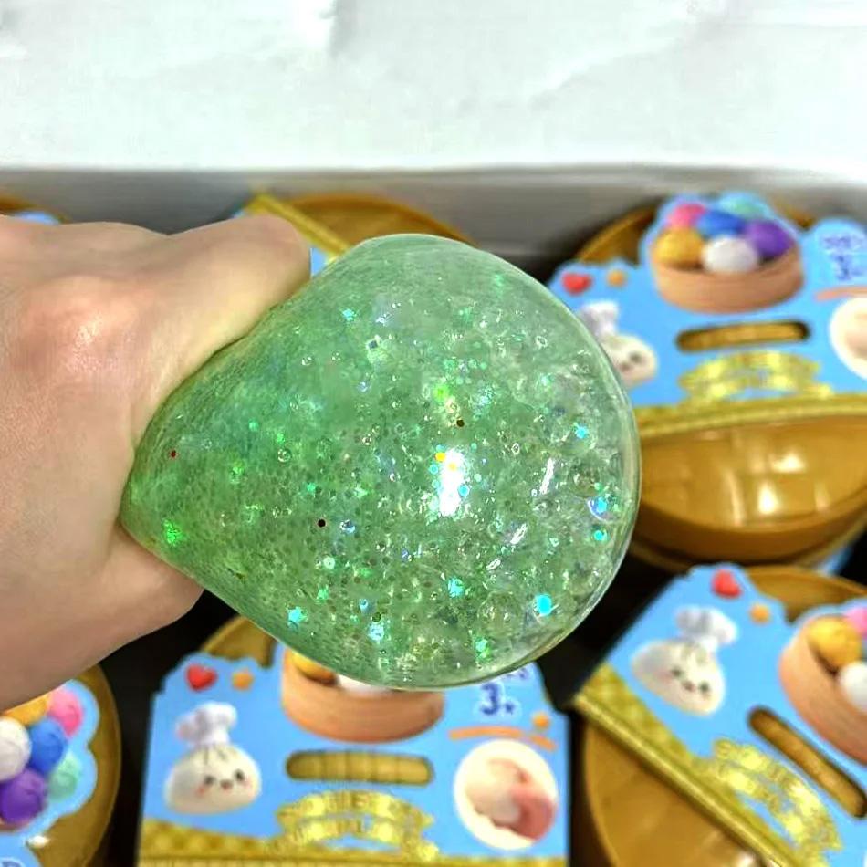 Пельмени Блестящие Пельмень Игрушка Милые Пельмени Самые Мягкие С Контейнером-Пароваркой Игрушки от Стресса и Тревоги для Детей и Взрослых Не Проспект