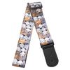 C-RAYS Guitar Strap for Electric Guitar, Bass, and Acoustic Guitar, Cute Shoulder Strap (B. Panda)