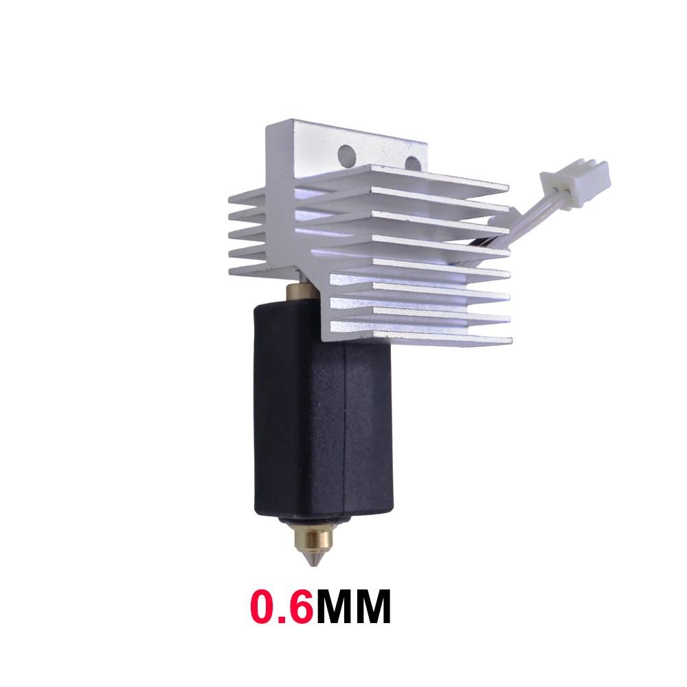 Upgrade Elegoo CC Hotend 0.2/0.4/0.6/0.8mm Assembled Extruder Hotend Kit for Elegoo Centauri Carbon Hot End / Centauri Nozzle
