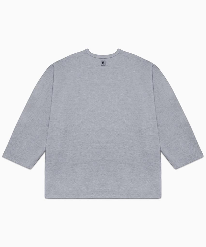 HUGVONE Prime Waffle Wide Long Sleeve [Melange]