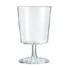 Glass Goblet Full Water Capacity 300ml Transparent Glass Goblet Tableware Simple Home Cafe Coffee Tea S-GG-300