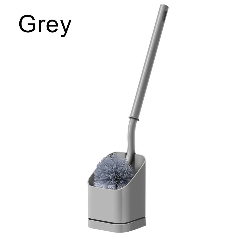 Home Long Handle Plastic Bathroom Cleaning Tools Punch-Free Toilet Brush Cleaning Holder