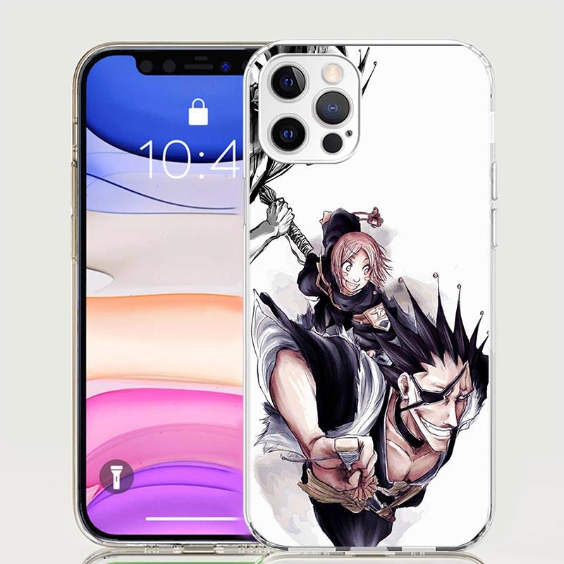 Чехол для телефона Bleach с изображением Зараки Кенпачи для iPhone 17 Air 16 15 Plus 11 14 Pro Max 13 Mini 12 7 8 + SE Узор Арт Индивидуальный чехол 17