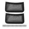2 Pieces 715003019 Rear Backrest Storage Net Sturdy Attachment Direct Replace Seat Organizer