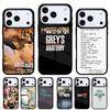 Американский сериал Анатомия страсти Чехол для телефона Медсестра врач для iPhone 17 16 15 14 13 Pro Max Задняя крышка для 12 11 Pro Coque
