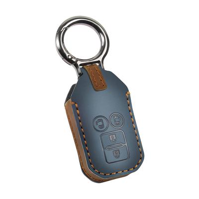 PIMOHI Новый чехол для ключей Spacia Custom, Натуральная кожа, Совместим с Suzuki, Flare Wagon, Smart