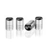 sbcam7 4pcs Aluminum Valve Caps Car Wheel Tires Valves Tyre Stem Air Valve Caps For Volvo R XC60 XC70 S60 S60L V60 V70 C90 D8 T6 AWD D6