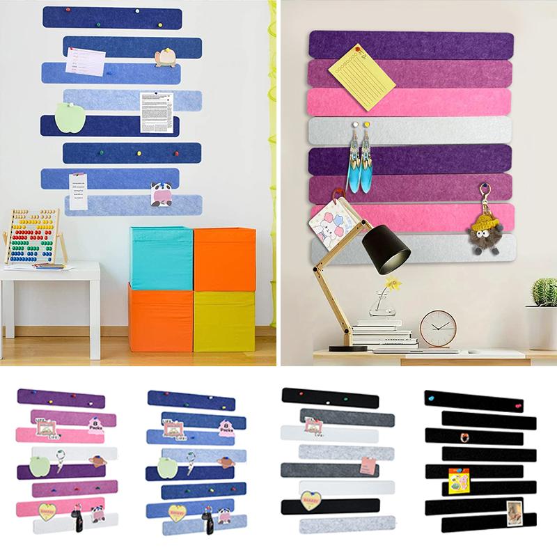 8 шт. офисная доска для заметок с Н-образными гвоздями, расширенный держатель фотографий, креативное войлочное сообщение, за исключением другого реквизита для съемки 33x5 см