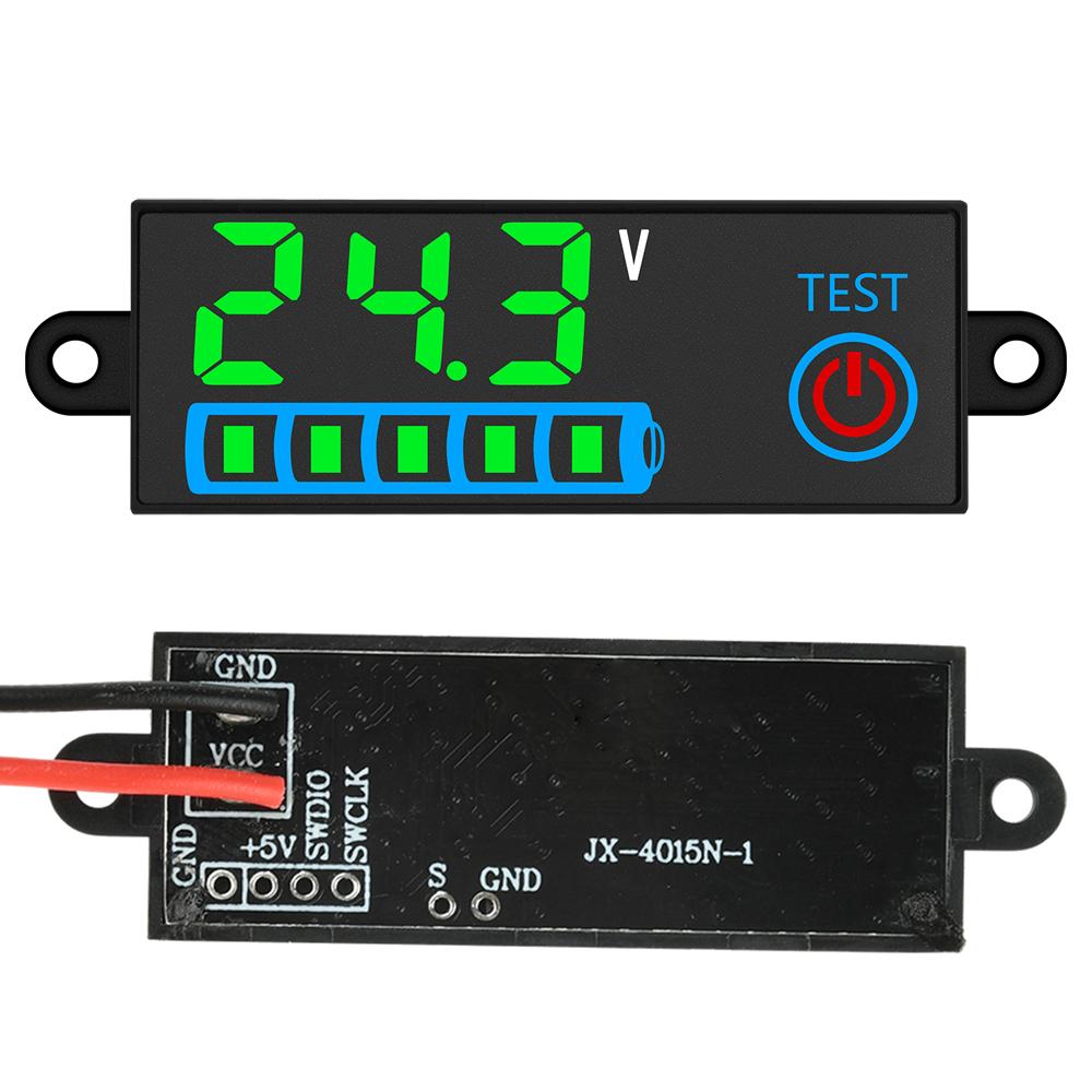 3S-14S DC7-55V Универсальная плата индикатора заряда кислотной/литиевой батареи Индикатор уровня заряда батареи Напряжение Тестер заряда батареи