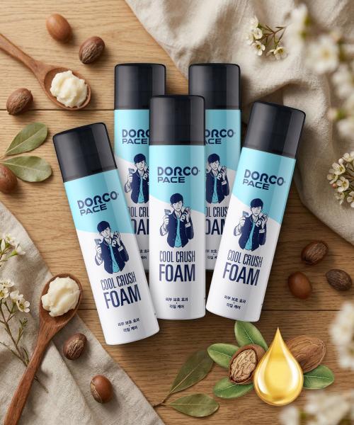 Пена для бритья Dorco Cool Crush 250 мл X 5