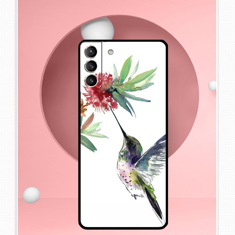 Hummingbird Case For Samsung Galaxy S24 S23 Ultra S22 S20 FE S21 FE Note 10 20 S8 S9 S10 Plus Cover