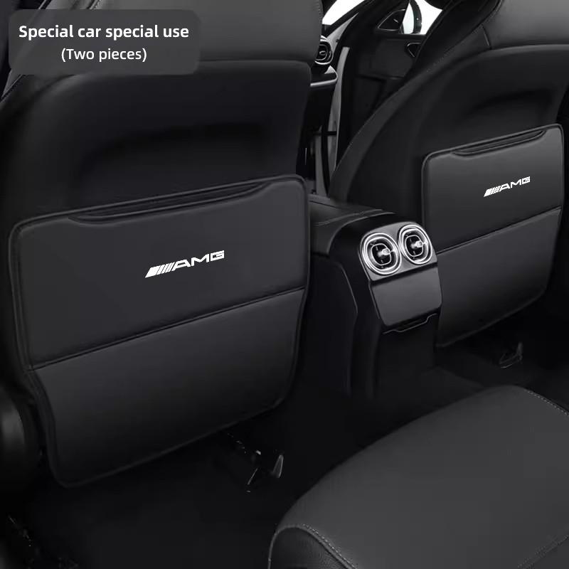 AABIE1 Car Seat Anti Kick Pad Backrest Protective Tape Rear Accessories For Mercedes Benz AMG W223 W213 W206 W464 W247 W167 W166 W222