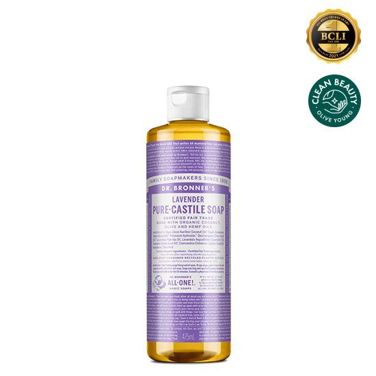 Dr. Bronner's Чистое кастильское мыло 475 мл 10 видов, выберите 1