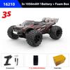 Радиоуправляемая машина MJX 16208/16209/16210 2.4G 4WD с пультом управления Внедорожник Бесколлекторный Высокоскоростной Гоночный Скалолазный Гусеничный 2S 3S Аккумулятор