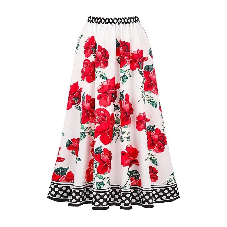 New Sexy One-piece Swimsuit Women's Printed Two-piece Chiffon Skirt Swimsuit Set