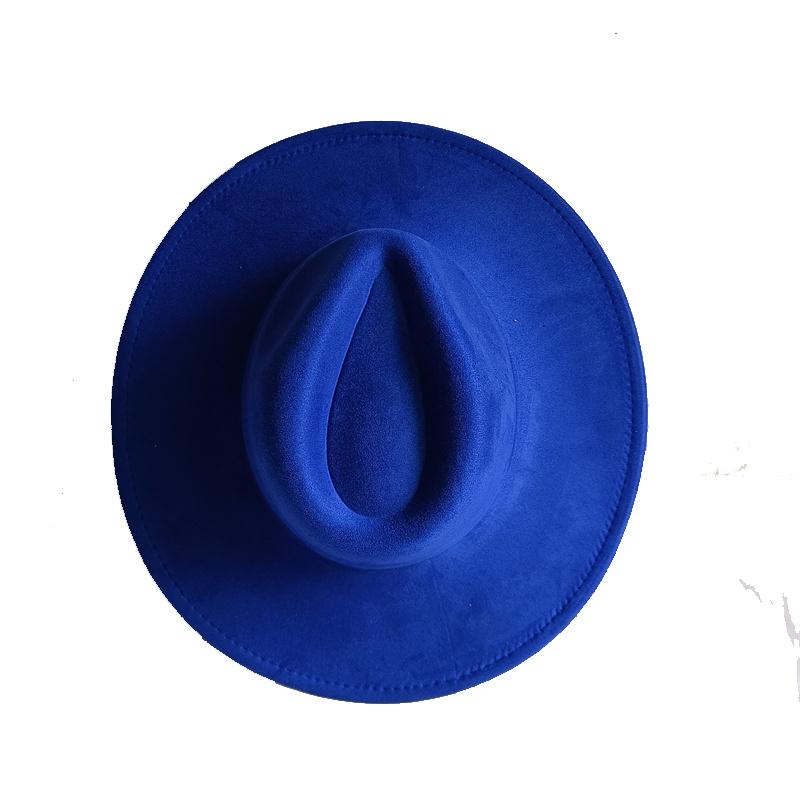 For Burning Vegan Suede Fedora Rancher Hats Blank Hats Multicolor Heart Shaped Top 9.5Cm Brim Unisex Jazz Hat Church Hat