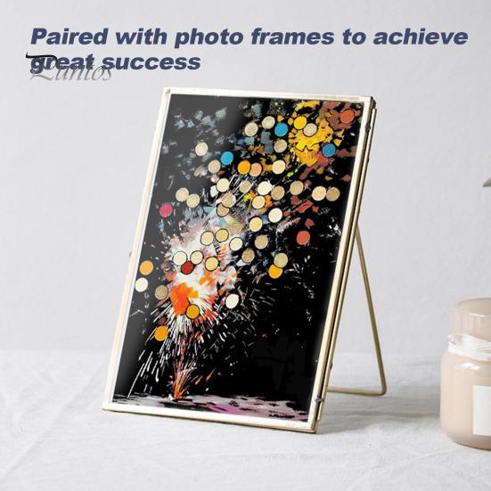 4 Sheets Scratch Paper Art Set A4 Rainbow Painting Scratchboard Kit with Tools Adult Crafts Stress Relief Painting Kit